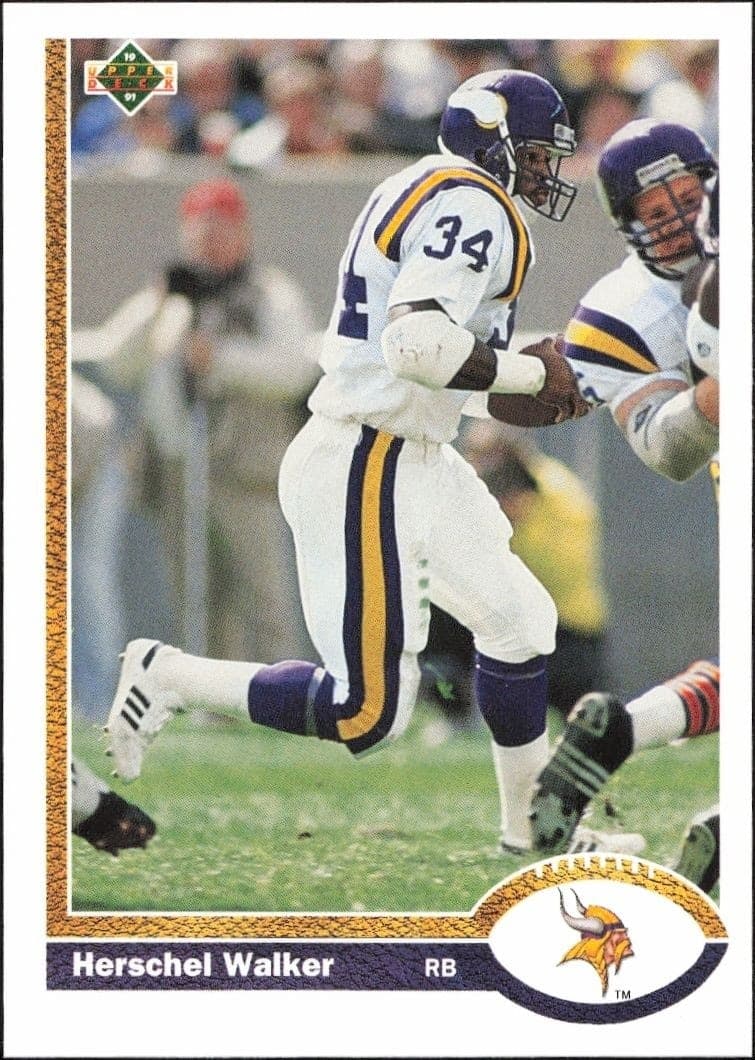 1991 Upper-Deck Herschel Walker #346 trading card