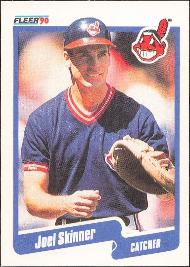 1990 Fleer Joel Skinner #501 baseball trading card front