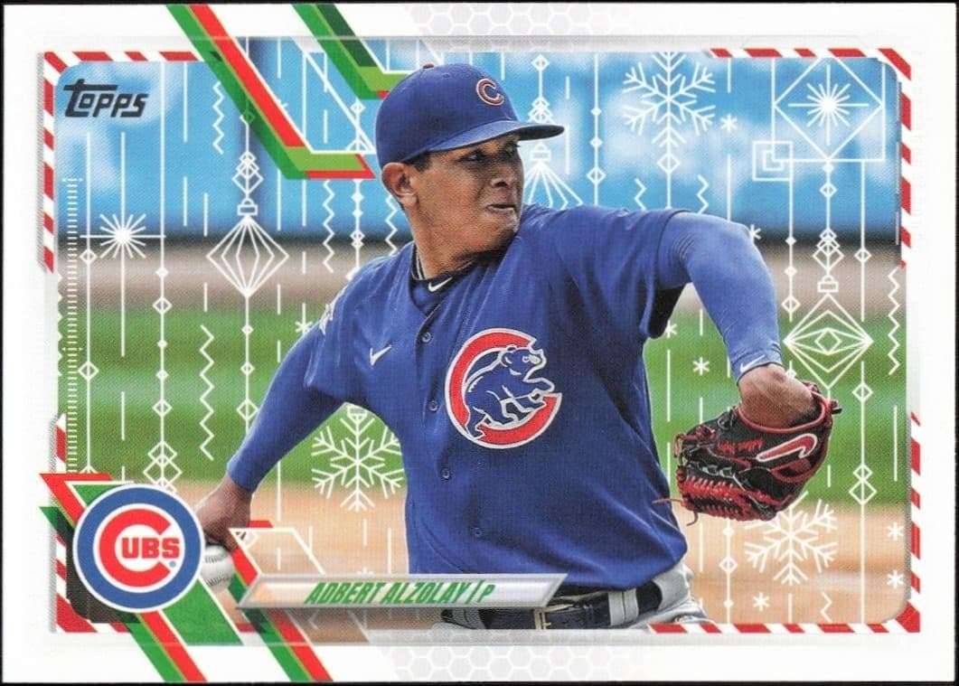 2021 Topps Holiday Adbert Alzolay #HW151 trading card