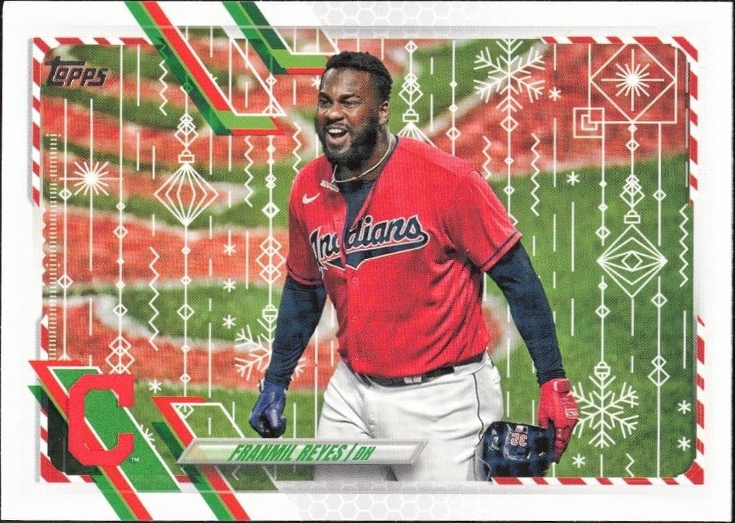 2021 Topps Holiday Franmil Reyes #HW25 trading card