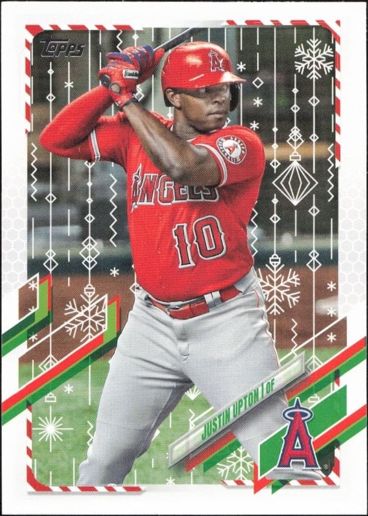2021 Topps Holiday Justin Upton #HW208 trading card
