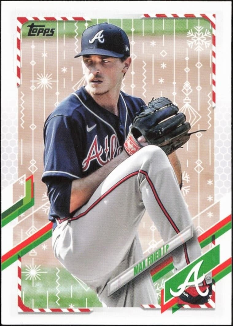 2021 Topps Holiday Max Fried #HW33 trading card