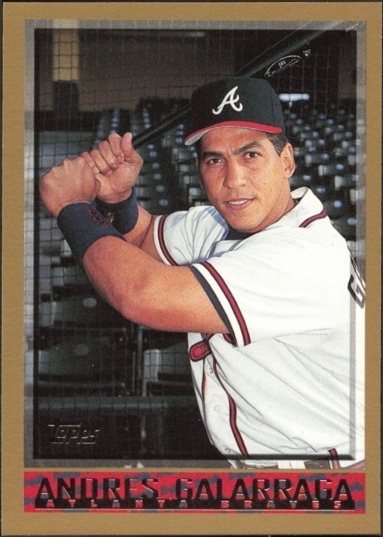 1998 Topps Series 2 Andres Galarraga #295 trading card