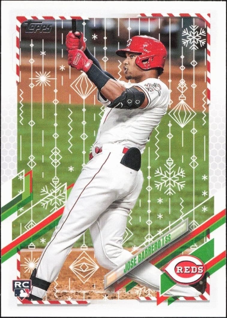 2021 Topps Holiday Jose Barrero #HW190 trading card