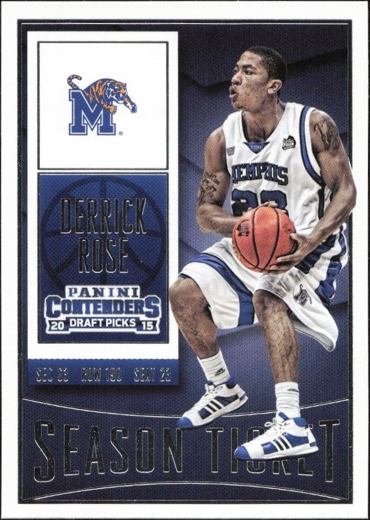 2015-16 Panini Contenders Draft Picks Derrick Rose #28 trading card