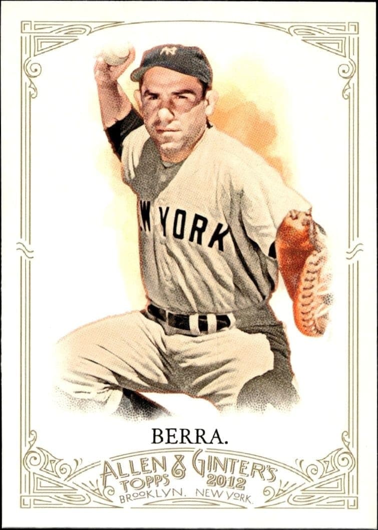 2012 Topps Allen & Ginter Yogi Berra #23 trading card