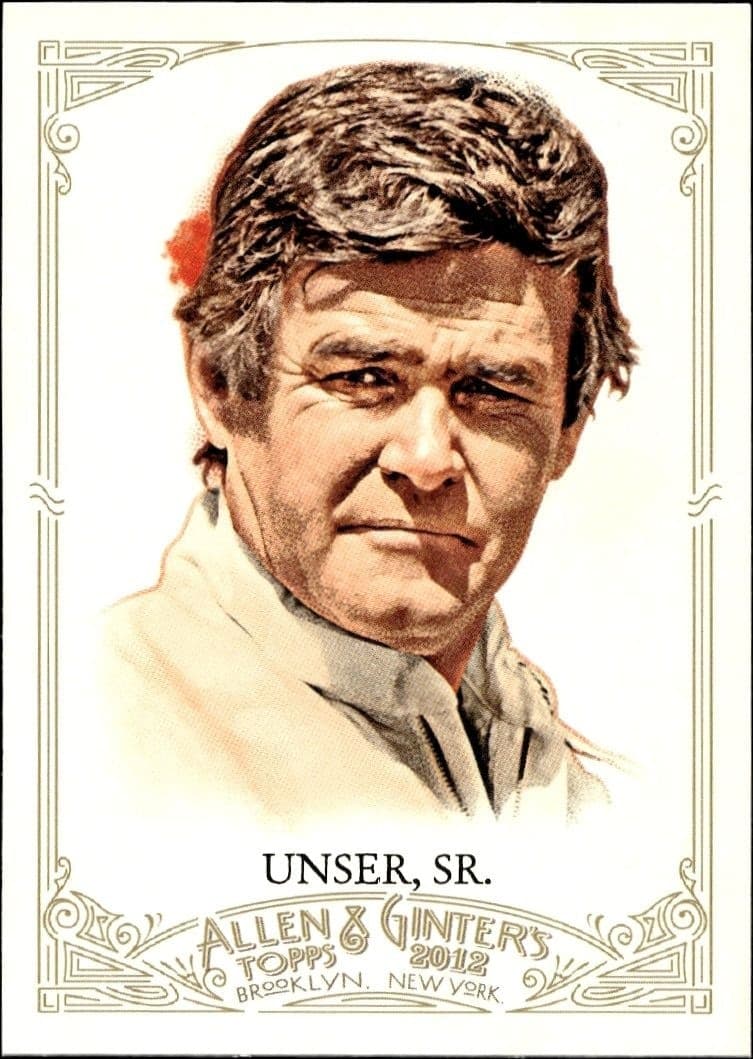 2012 Topps Allen & Ginter Al Unser #237 baseball trading card front