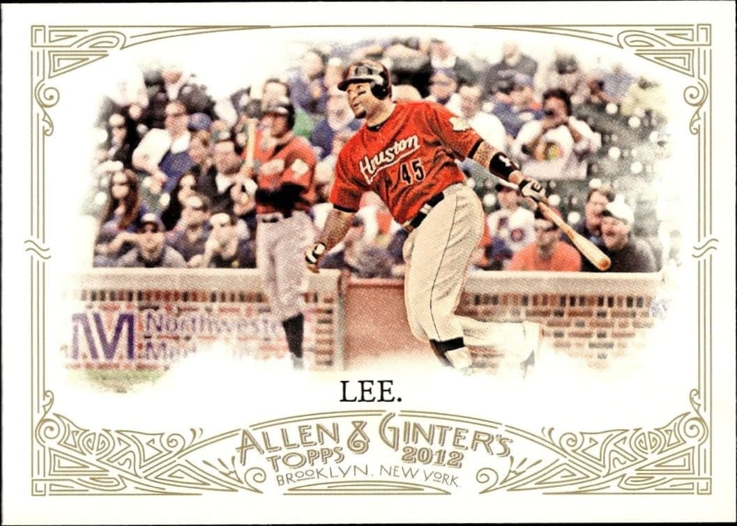 2012 Topps Allen & Ginter Carlos Lee #234 baseball trading card front