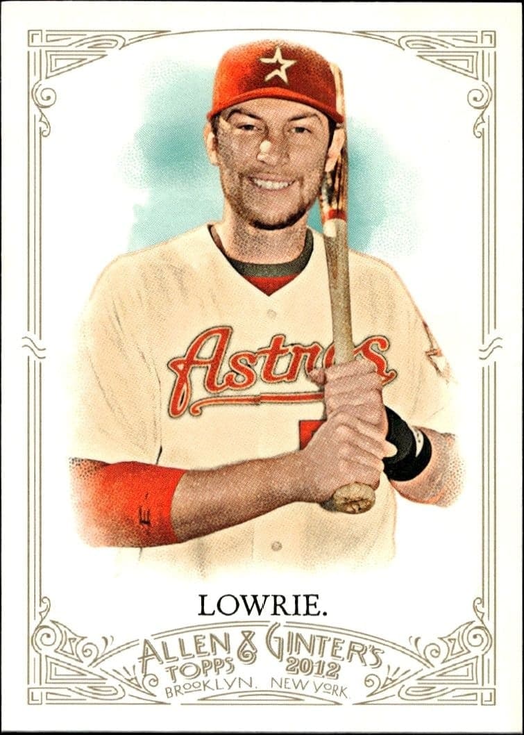 2012 Topps Allen & Ginter Jed Lowrie #248 trading card