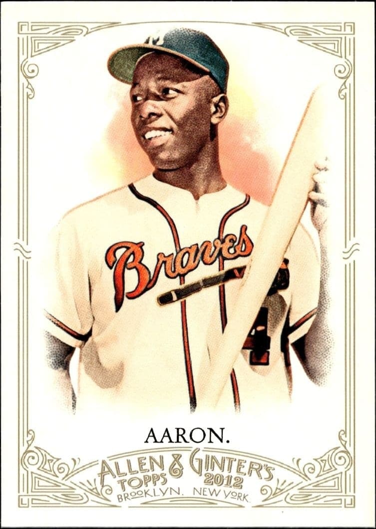 2012 Topps Allen & Ginter Hank Aaron #247 trading card