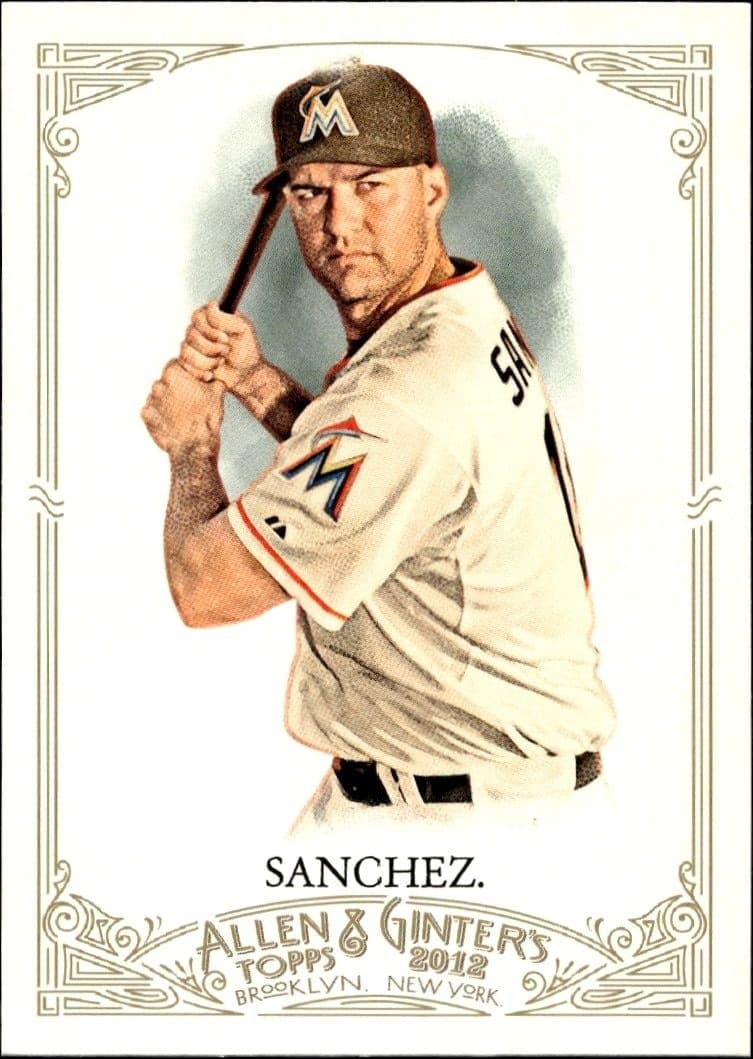 2012 Topps Allen & Ginter Gaby Sanchez #273 baseball trading card front