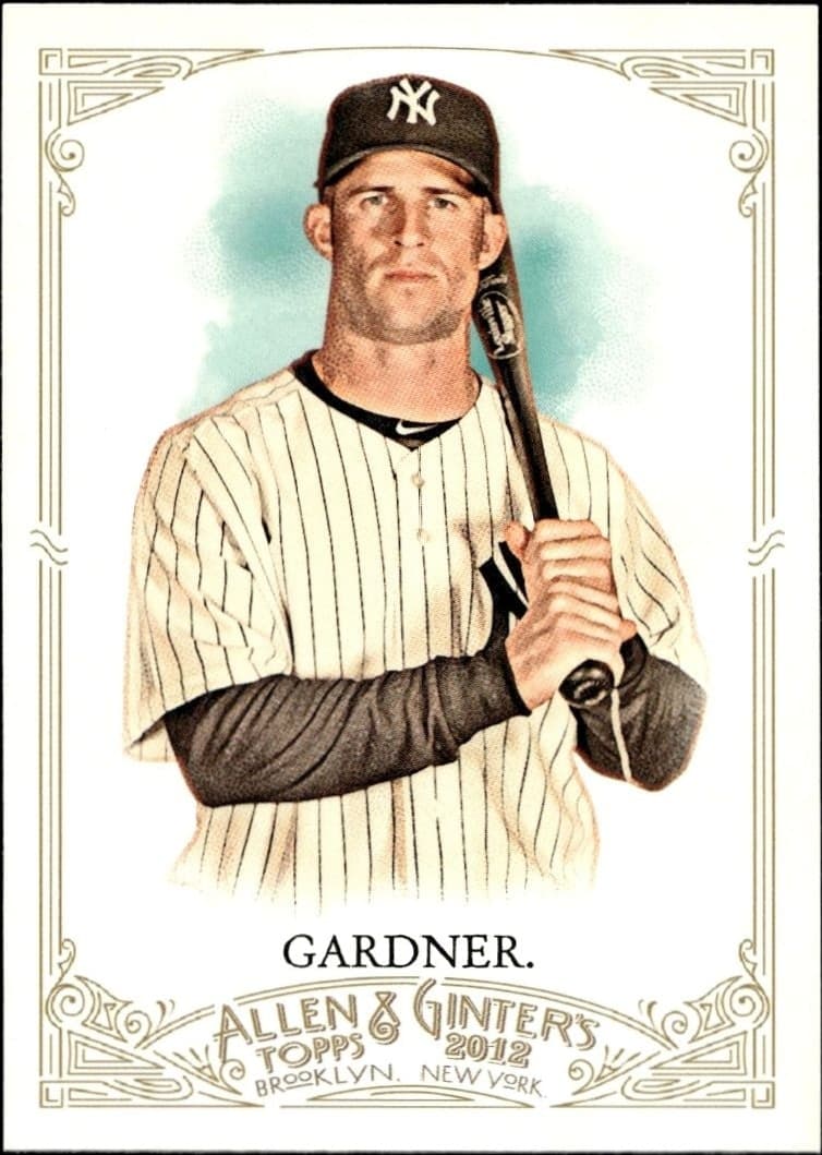 2012 Topps Allen & Ginter Brett Gardner #279 baseball trading card front