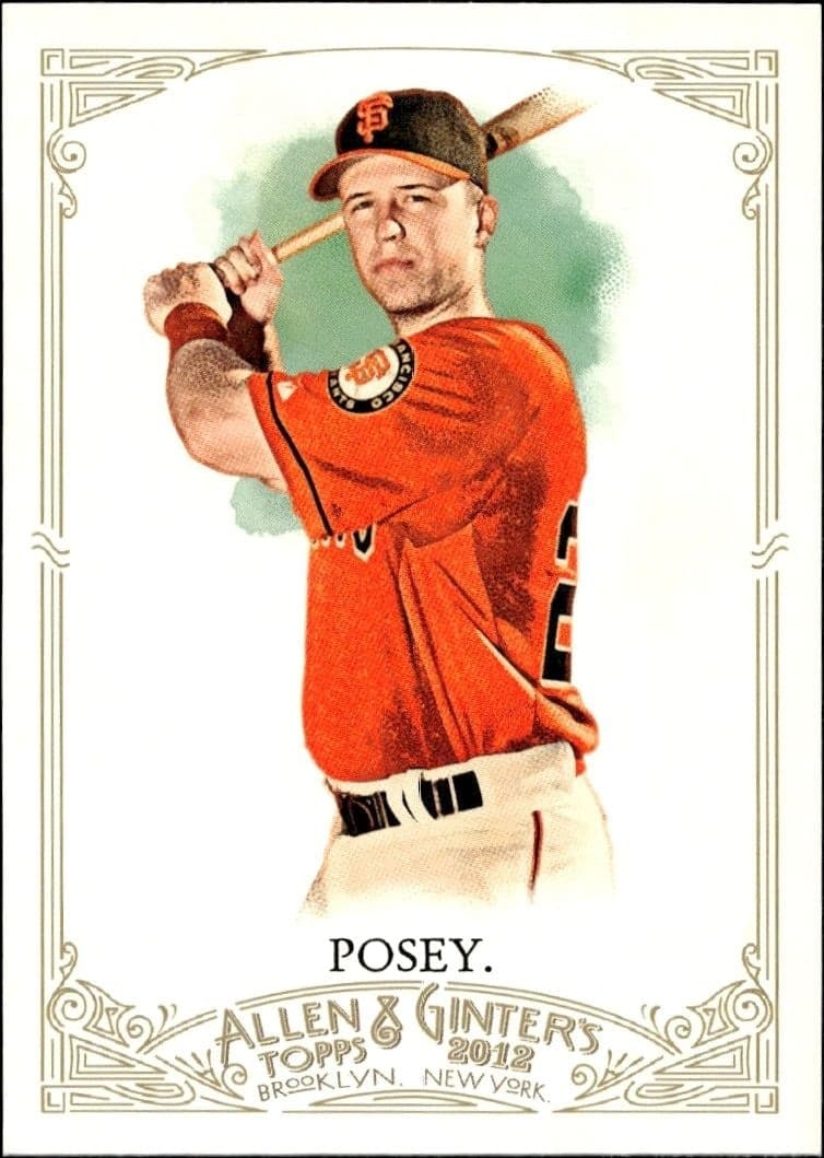 2012 Topps Allen & Ginter Buster Posey #47 baseball trading card front