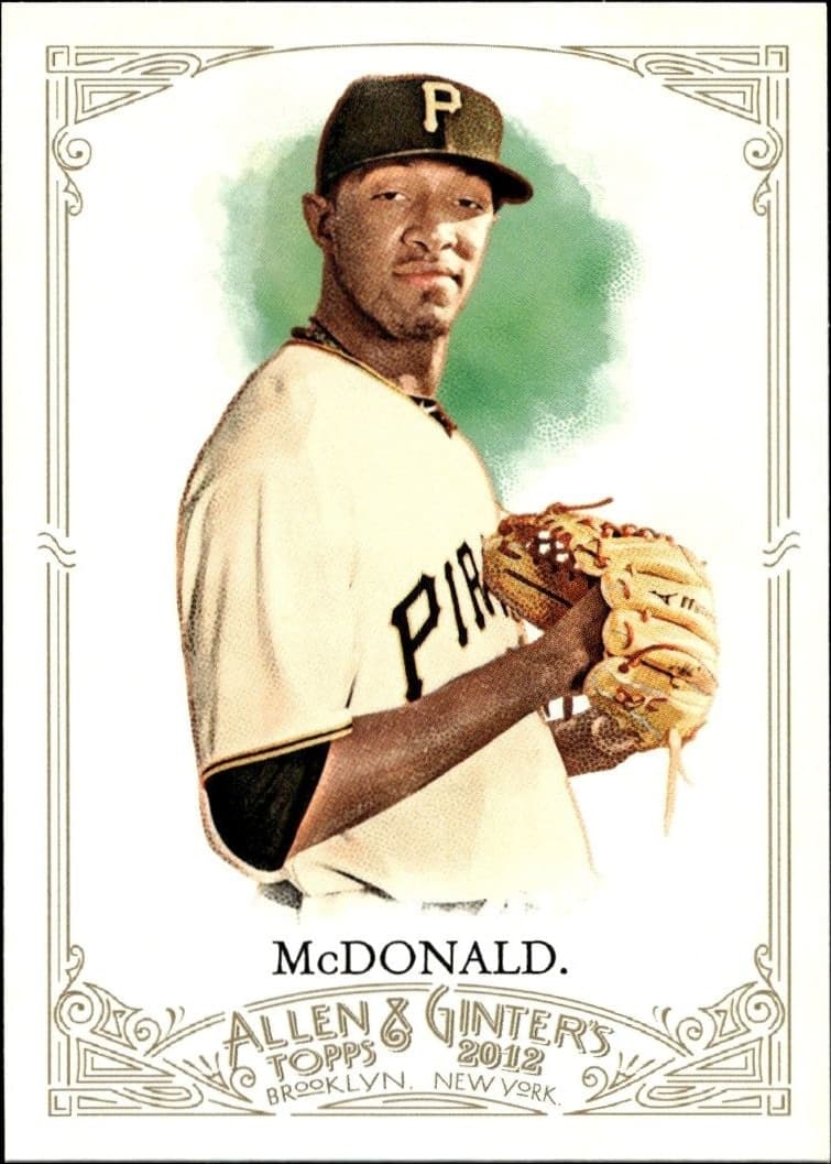 2012 Topps Allen & Ginter James McDonald #37 baseball trading card front