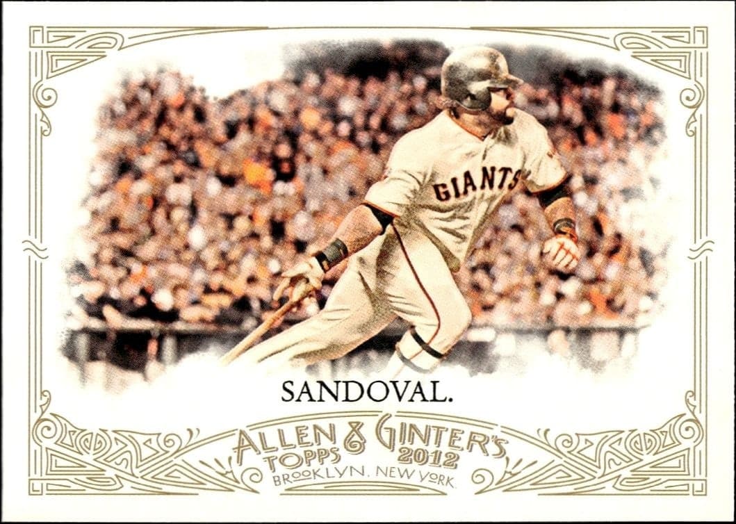 2012 Topps Allen & Ginter Pablo Sandoval #38 trading card