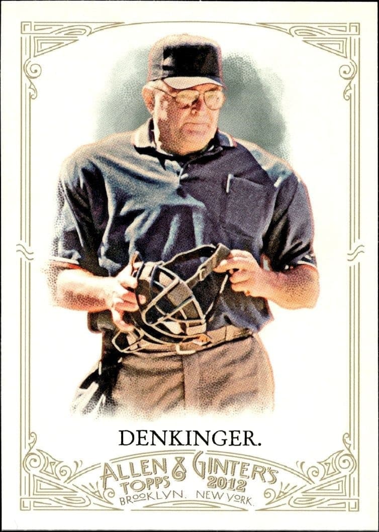 2012 Topps Allen & Ginter Don Denkinger #51 baseball trading card front