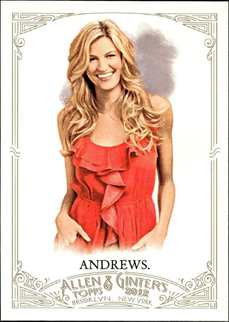 2012 Topps Allen & Ginter Erin Andrews #75 baseball trading card front
