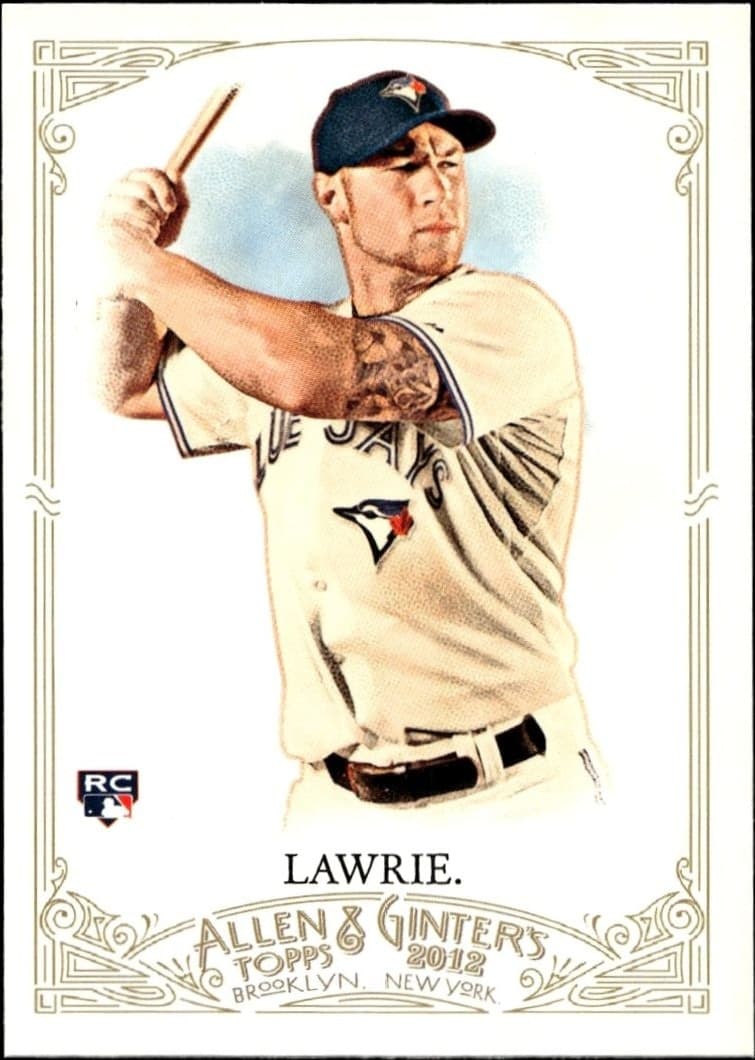 2012 Topps Allen & Ginter Brett Lawrie #122 baseball trading card front