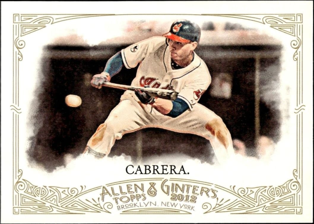 2012 Topps Allen & Ginter Asdrubal Cabrera #119 baseball trading card front