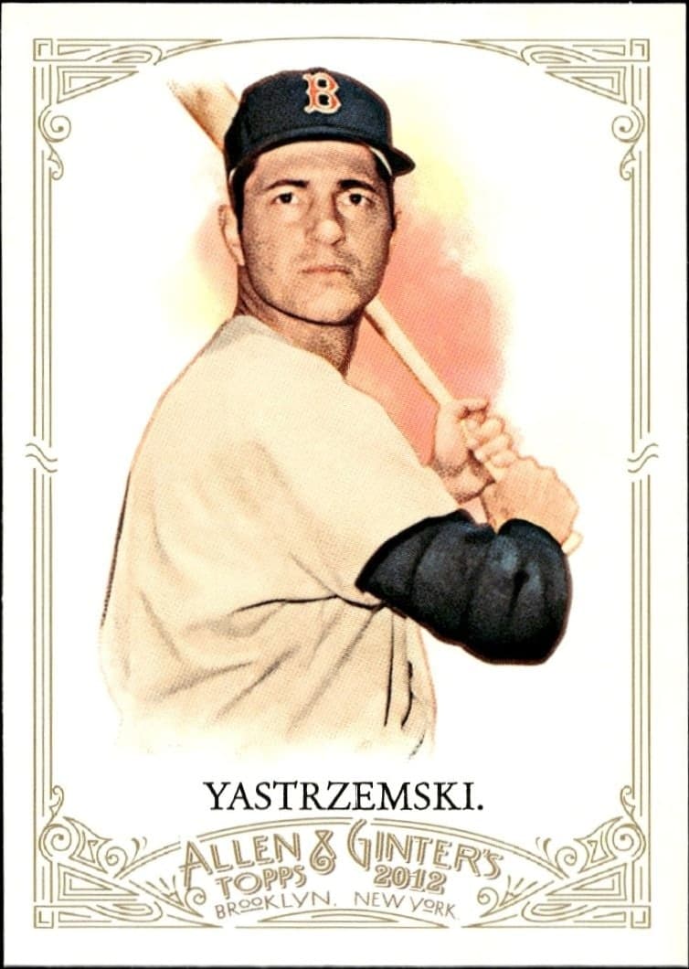 2012 Topps Allen & Ginter Carl Yastrzemski #118 trading card