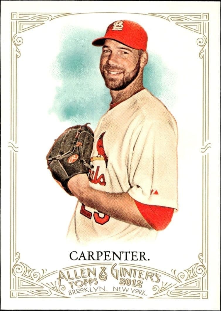 2012 Topps Allen & Ginter Chris Carpenter #112 baseball trading card front