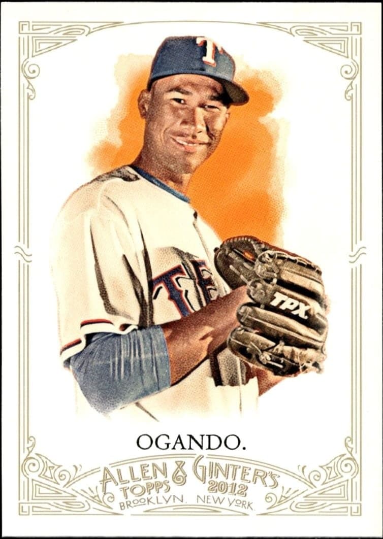 2012 Topps Allen & Ginter Alexi Ogando #103 baseball trading card front