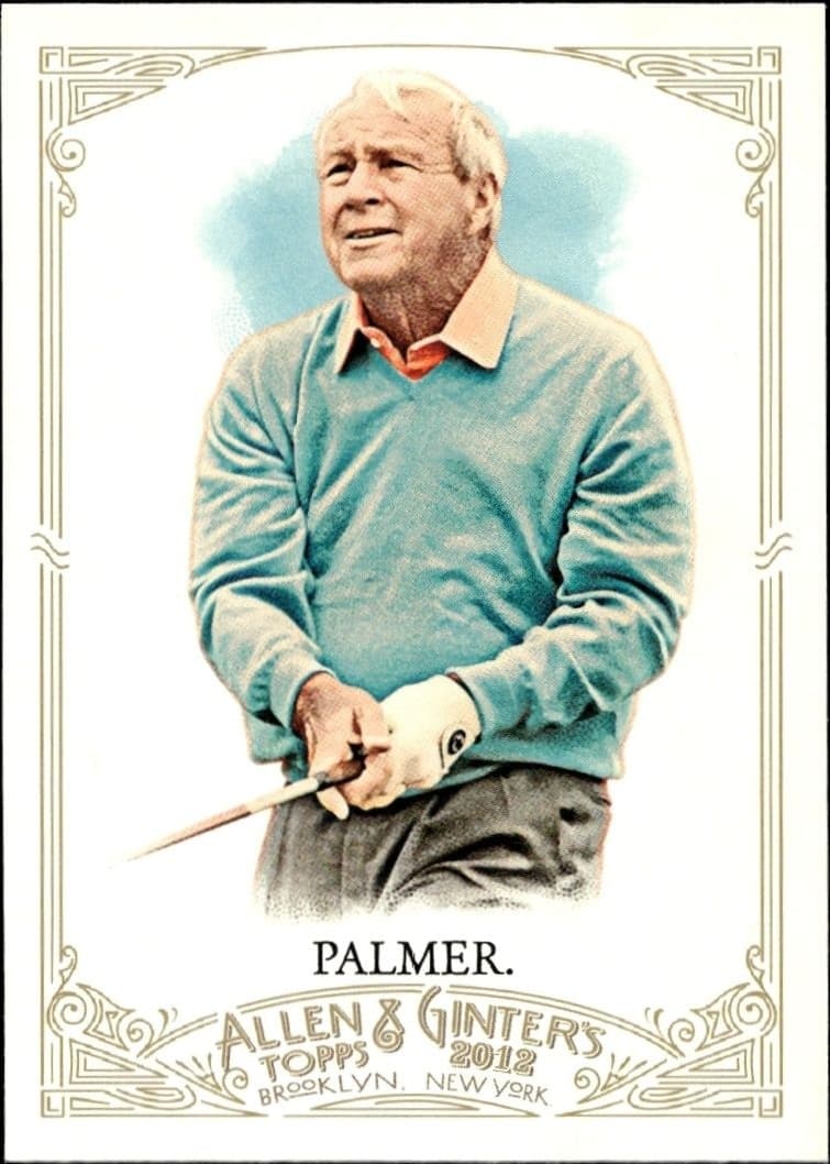 2012 Topps Allen & Ginter Arnold Palmer #105 baseball trading card front