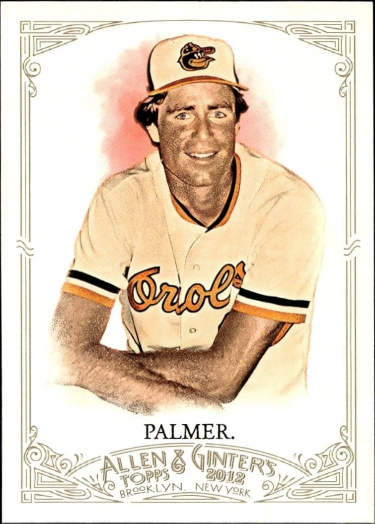2012 Topps Allen & Ginter Jim Palmer #131 trading card