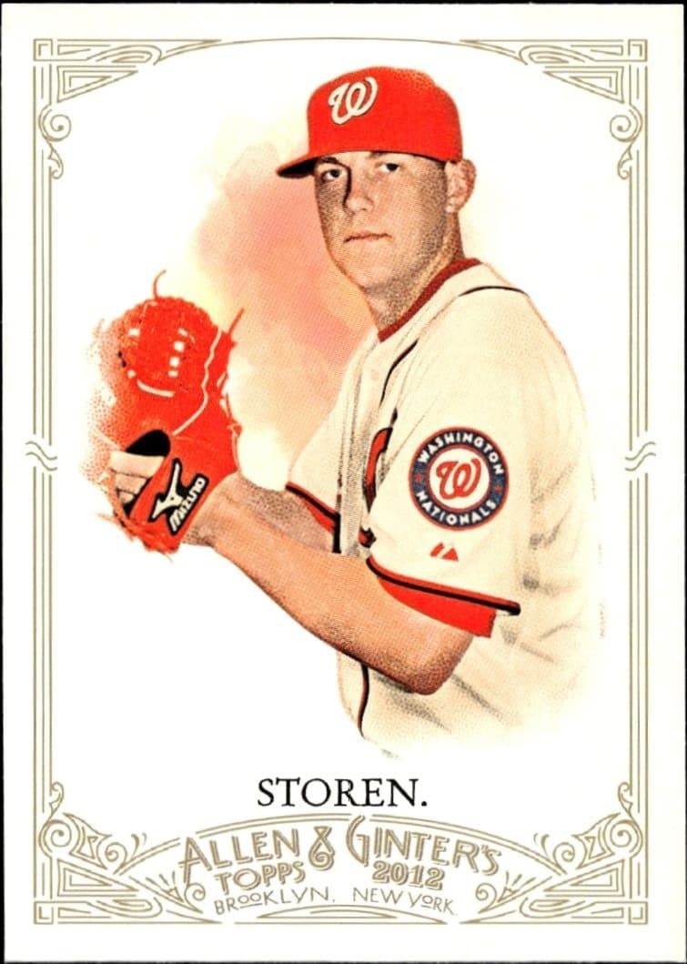 2012 Topps Allen & Ginter Drew Storen #145 trading card