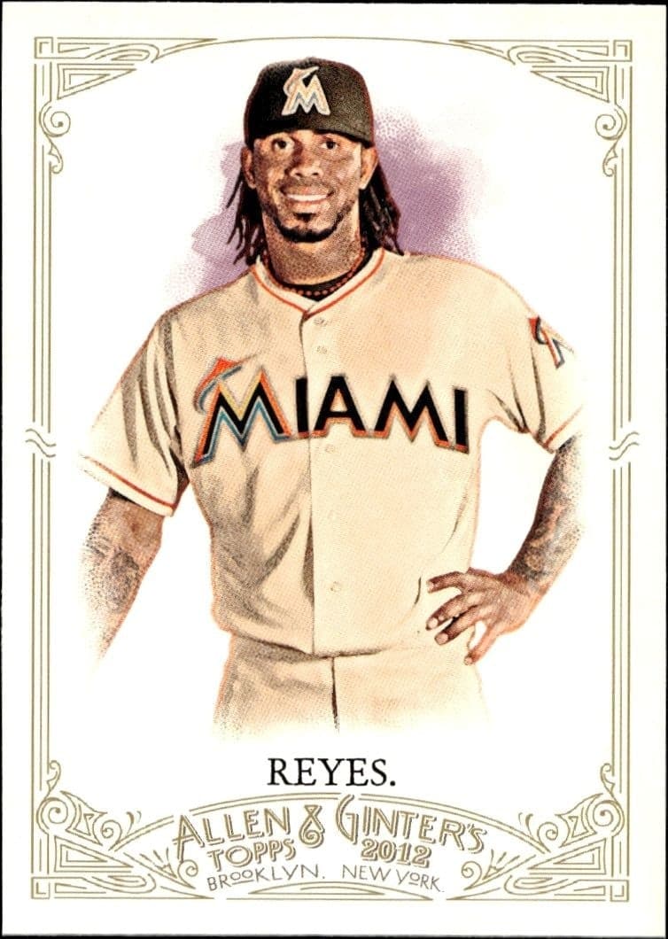 2012 Topps Allen & Ginter Jose Reyes #142 trading card