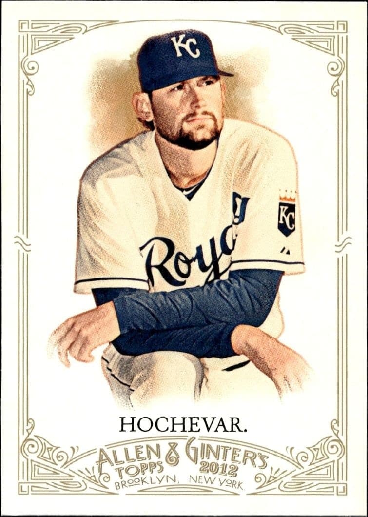 2012 Topps Allen & Ginter Luke Hochevar #175 trading card