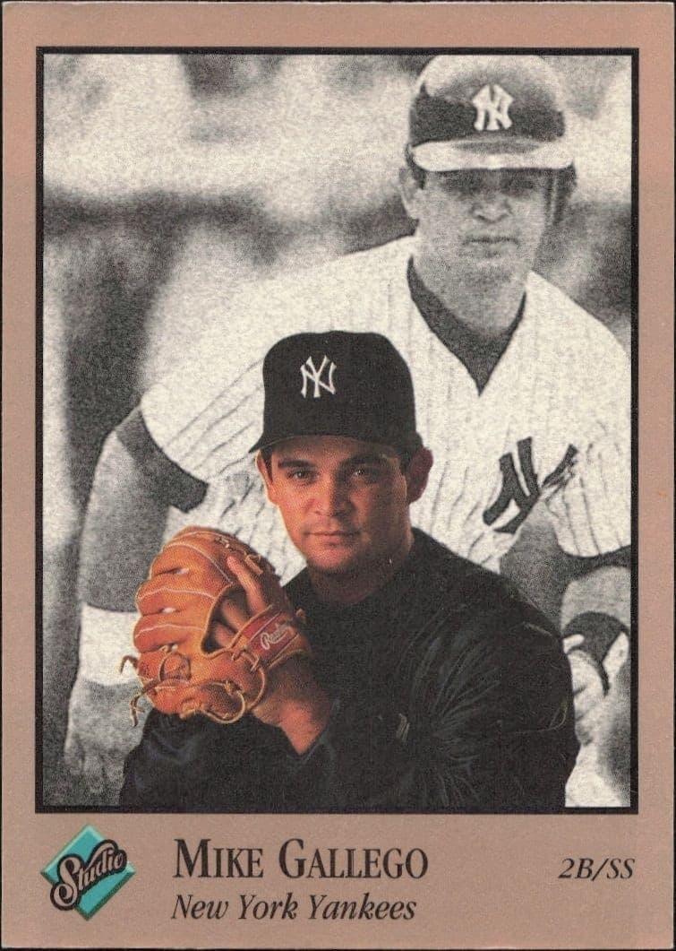 1992 Leaf Studio Mike Gallego #211 trading card