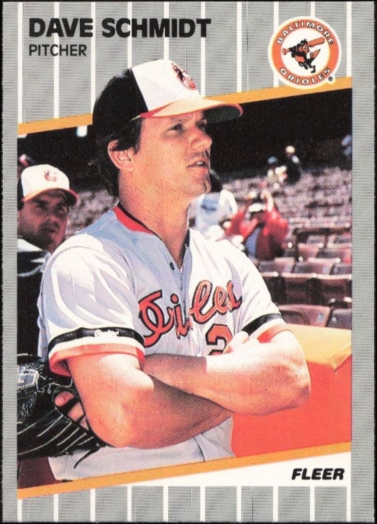 1989 Fleer Dave Schmidt #618 trading card