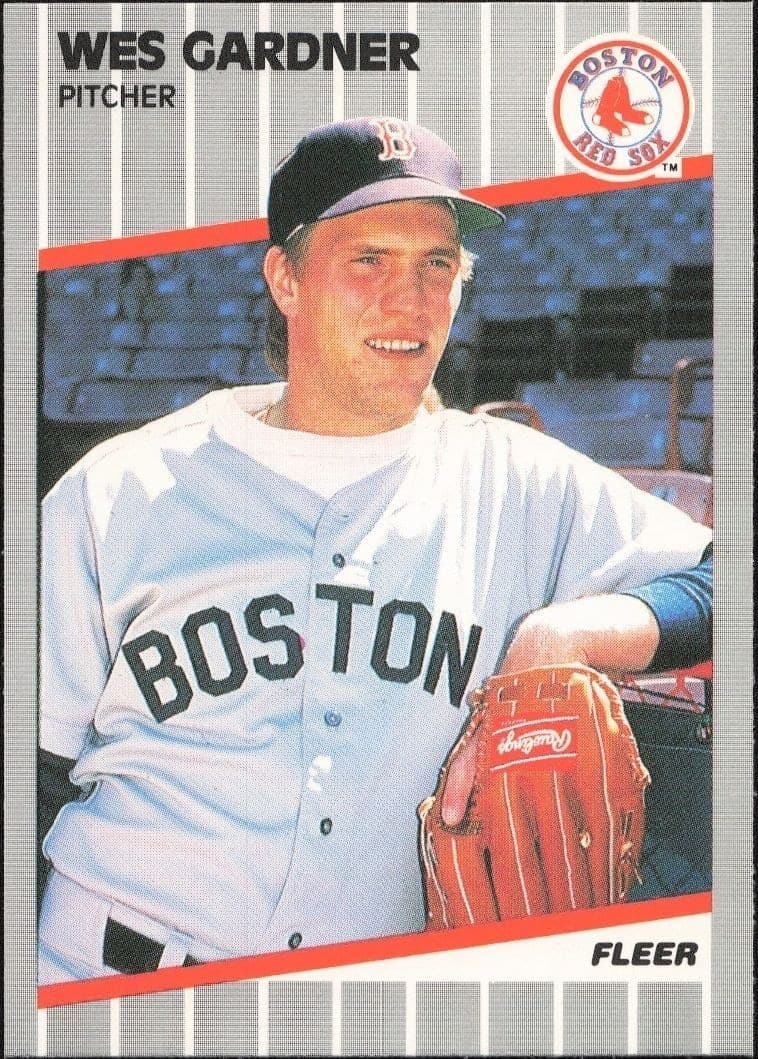 1989 Fleer Wes Gardner #88 trading card
