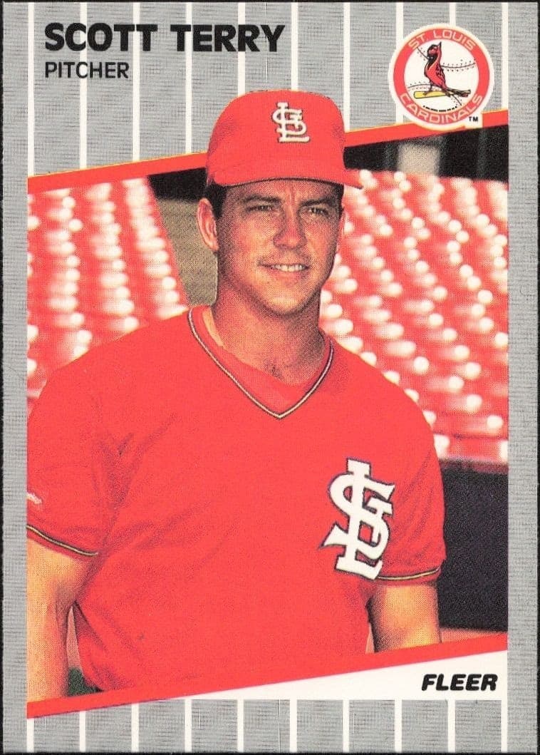 1989 Fleer Scott Terry #464 trading card