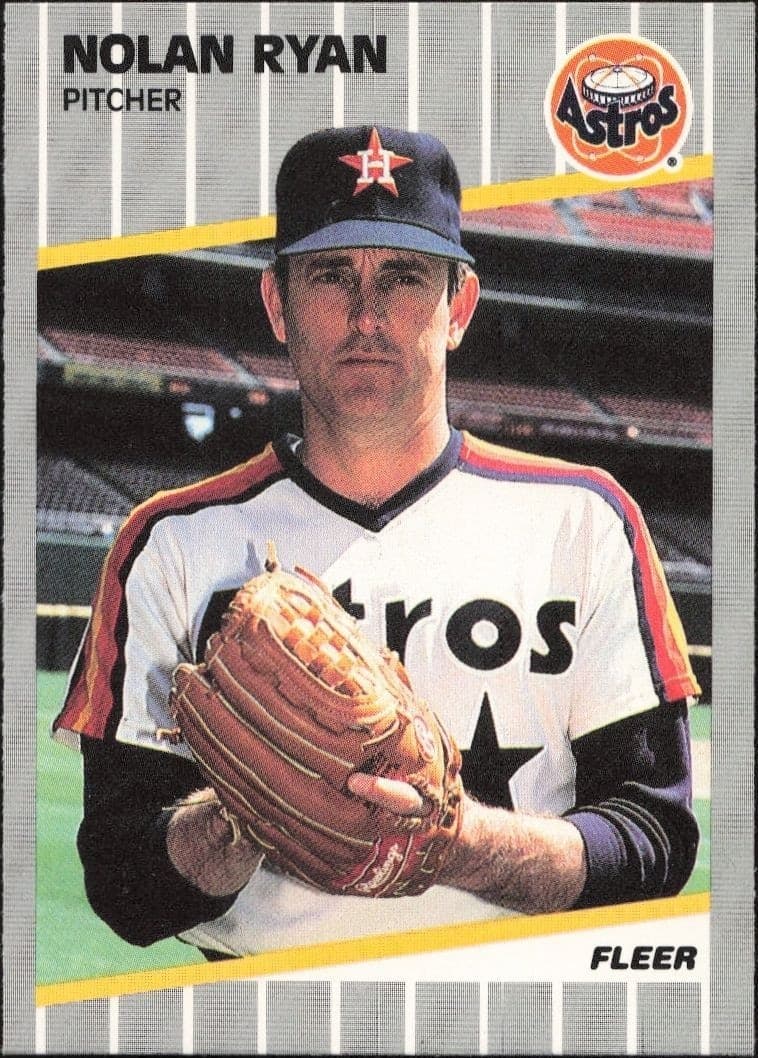 1989 Fleer Nolan Ryan #368 trading card