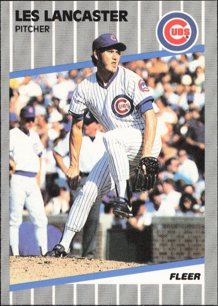 1989 Fleer Les Lancaster #429 trading card