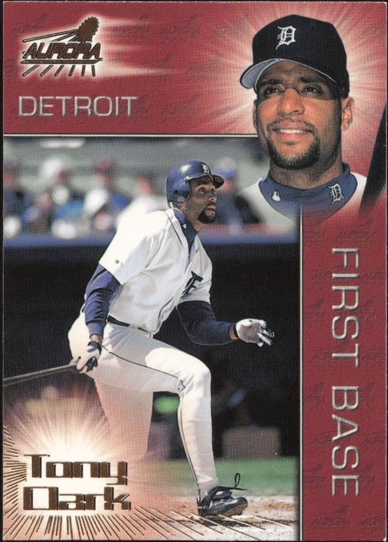 1998 Pacific Aurora Tony Clark #37 trading card