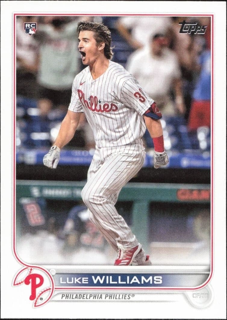 2022 Topps Series 1 Luke Williams #62 trading card