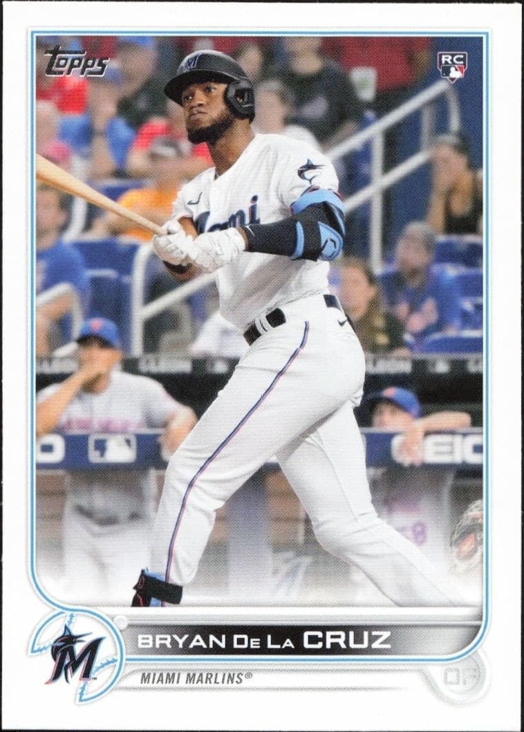 2022 Topps Series 1 Bryan De La Cruz #22 trading card