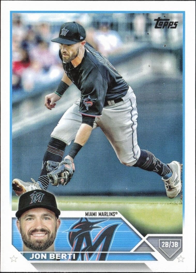 2023 Topps Jon Berti #72 baseball trading card front