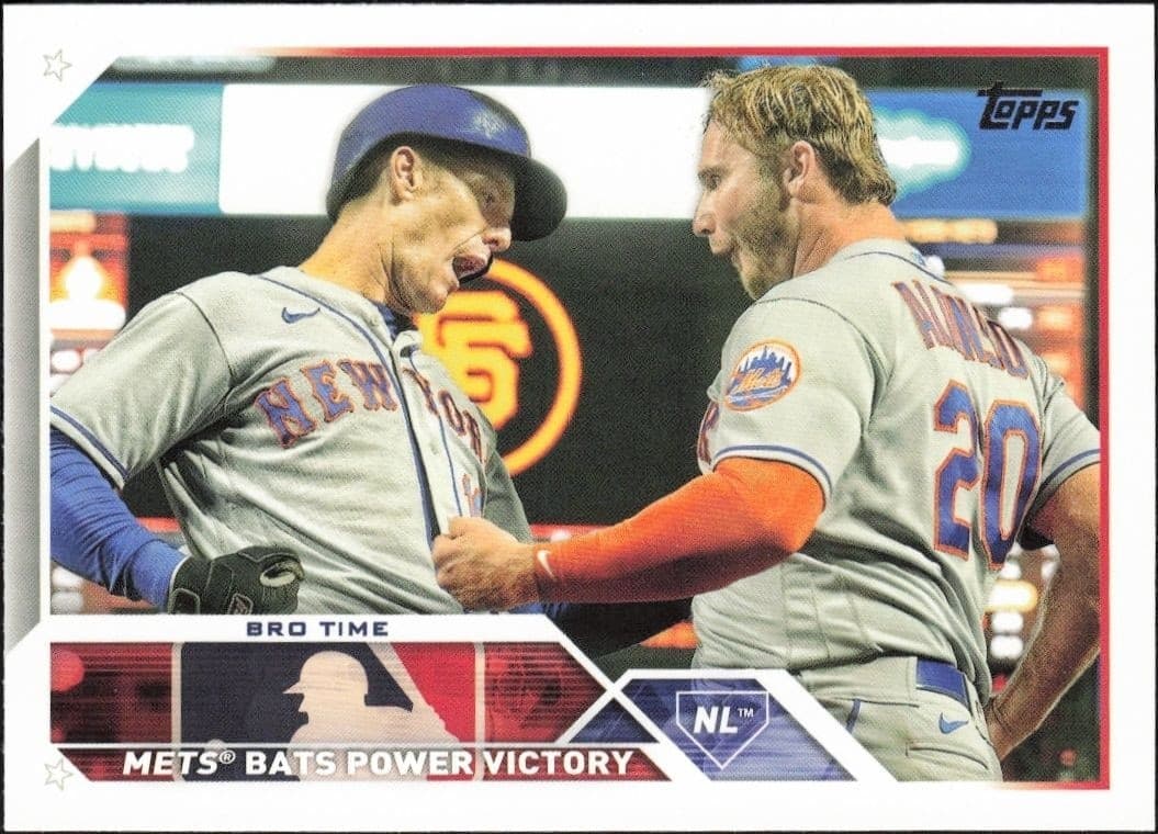 2023 Topps Checklist #190 baseball trading card front
