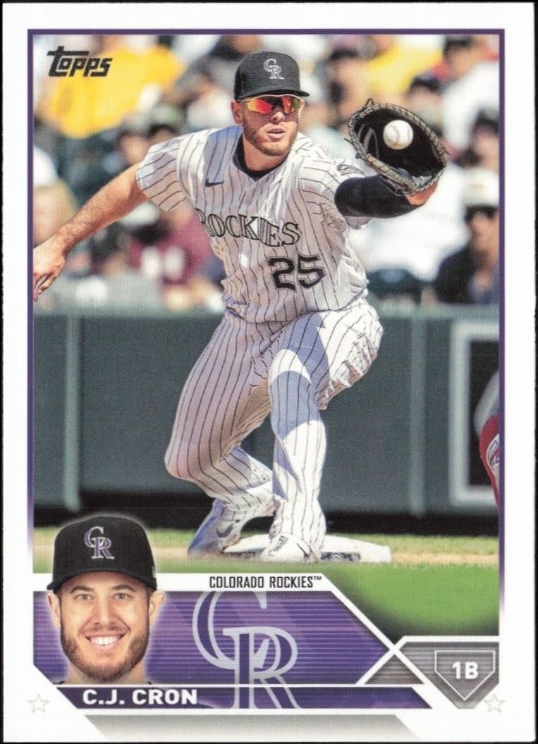 2023 Topps Series 1 C.J. Cron #63 trading card