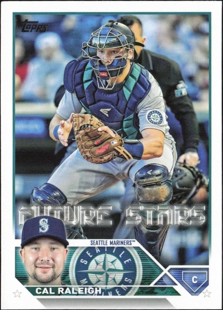 2023 Topps Series 1 Cal Raleigh #160 trading card