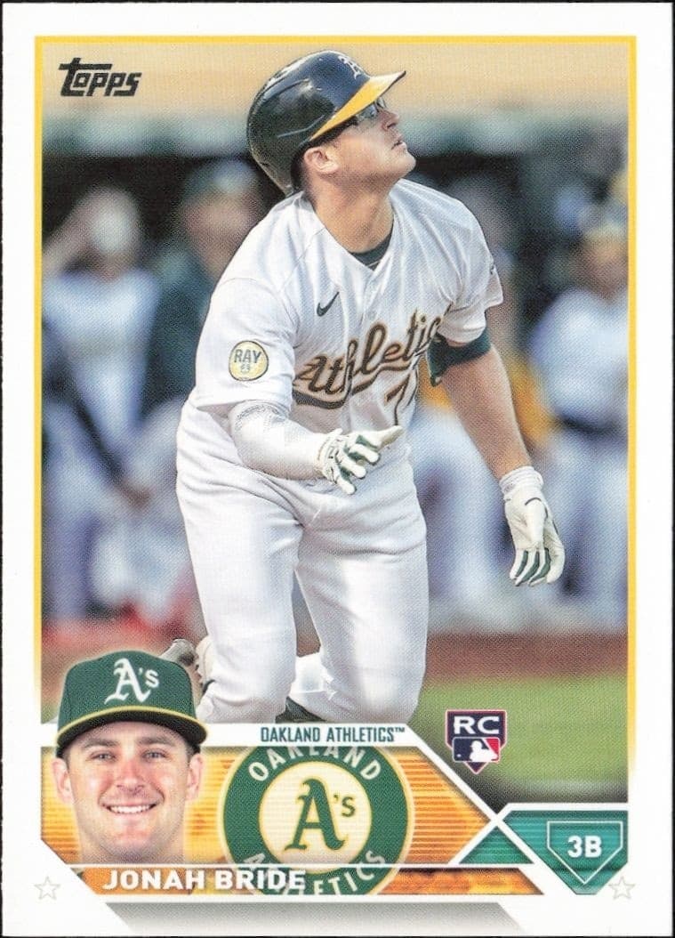 2023 Topps Jonah Bride #95 baseball trading card front