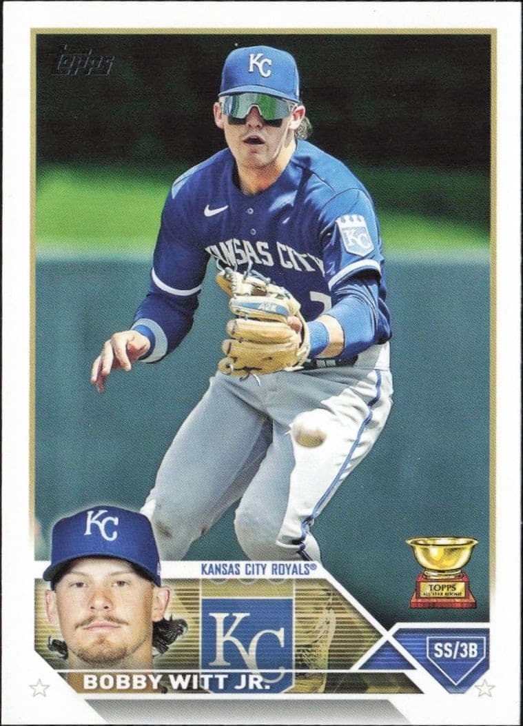 2023 Topps Series 1 Bobby Witt Jr. #7 trading card