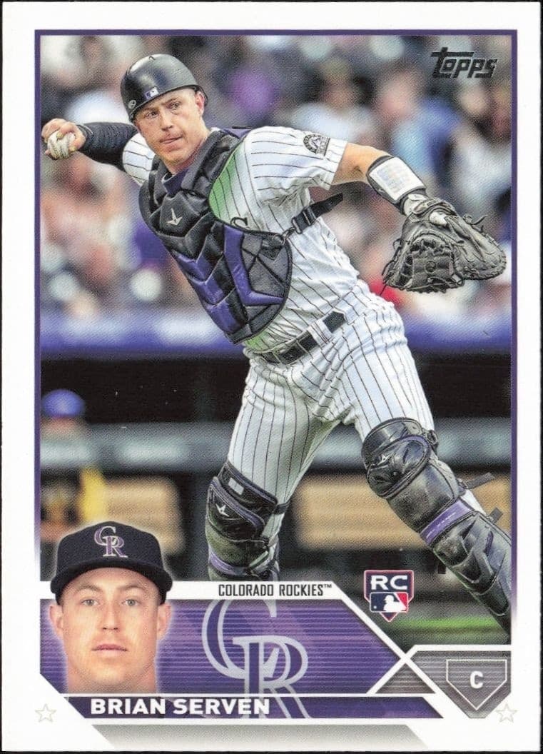 2023 Topps Brian Serven #41 baseball trading card front