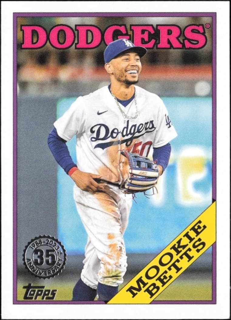2023 Topps Mookie Betts #T88-88 baseball trading card front