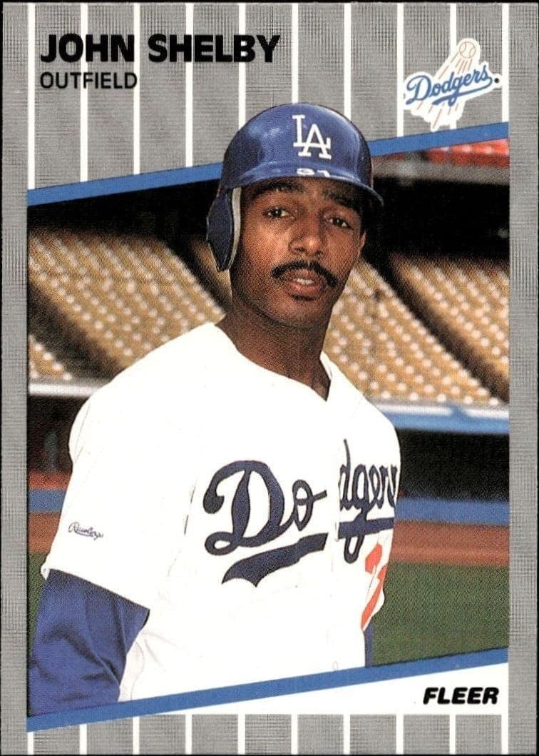 1989 Fleer John Shelby #73 trading card