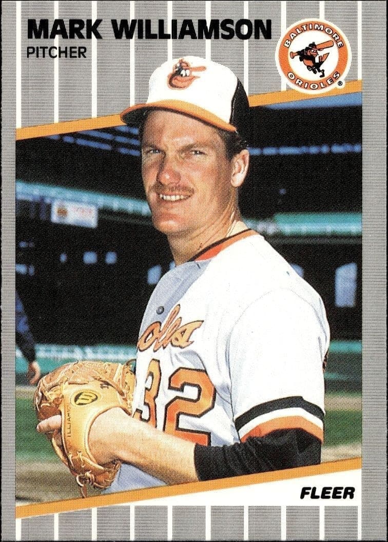 1989 Fleer Mark Williamson #626 trading card